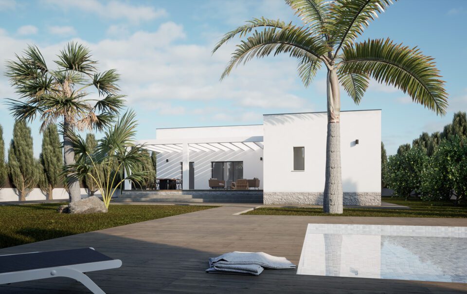 Albero Arquitectos - Unifamiliar en Nonduermas - Vista principal